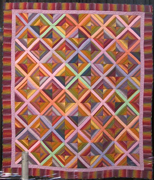 X EFFECT, by Kaffe Fassett and Liza Prior Lucy, quilted by Judy Irish