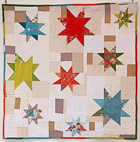 Justine's Starbright Quilt by Adrienne St. John